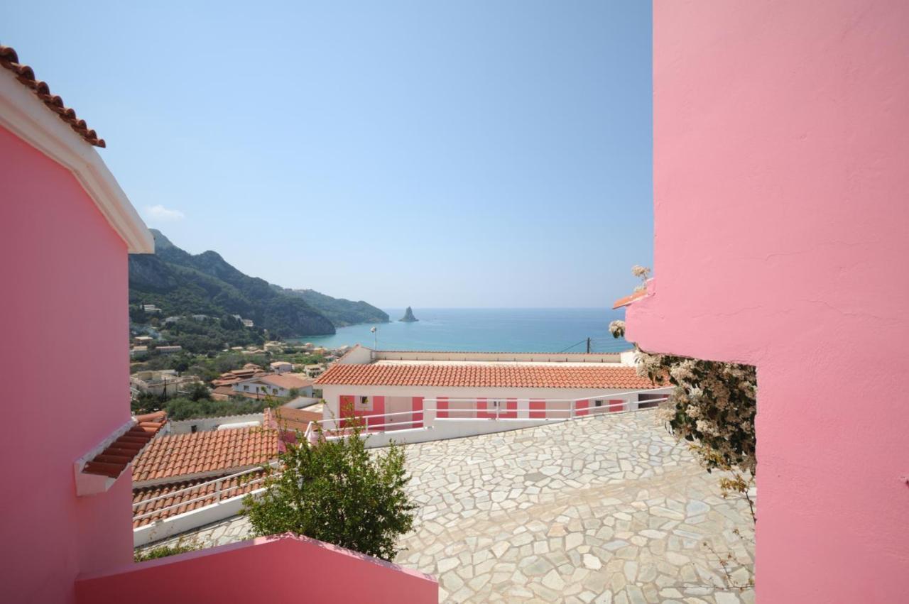 Pink Palace Beach Resort Agios Gordios  Luaran gambar