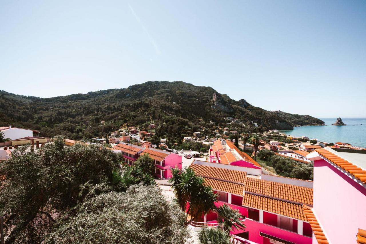 Pink Palace Beach Resort Agios Gordios  Luaran gambar